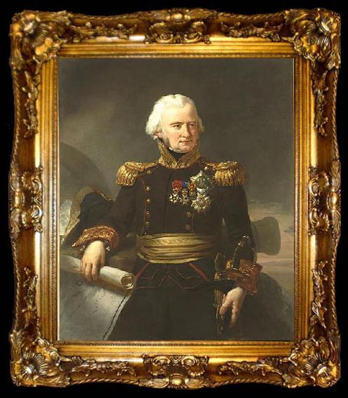 framed  unknow artist Jean-Ambroise Baston comte de La Riboisiere, ta009-2